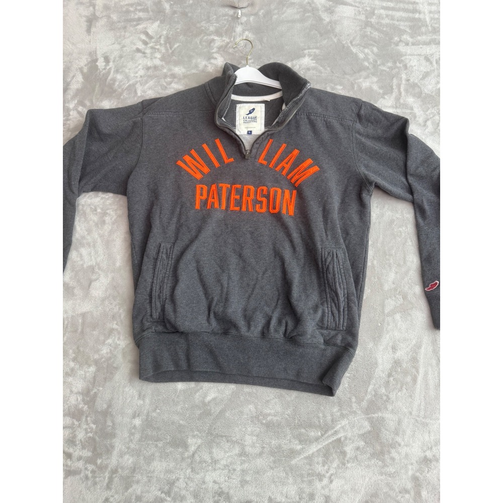 League Collegiate Outfitters William Paterson Quarter Zip Gray‎ Sweatshirt L